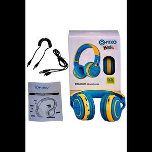 Contixo KB-2600 Kids Wireless Bluetooth Headphones Blue